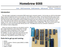 Tablet Screenshot of homebrew8088.com